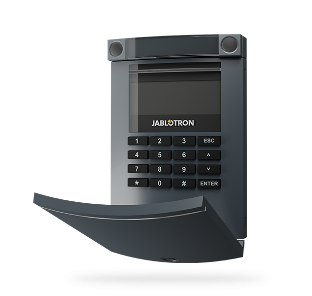 Wireless access module with display, keypad and RFID - anthracite