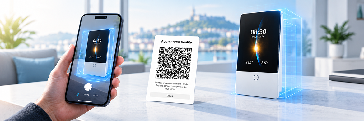 AR modely a QR kódy