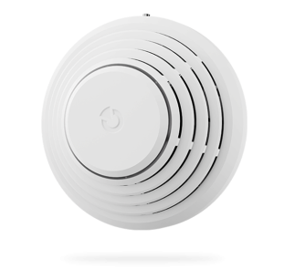 Wireless fire and temperature detector