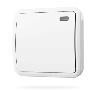 Vægmonteret alarm-/betjeningskontakt (BUS)