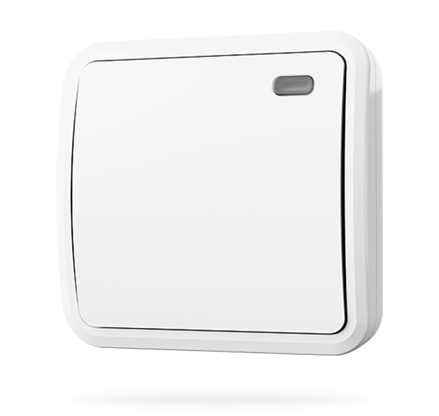 Vægmonteret alarm-/betjeningskontakt (BUS)