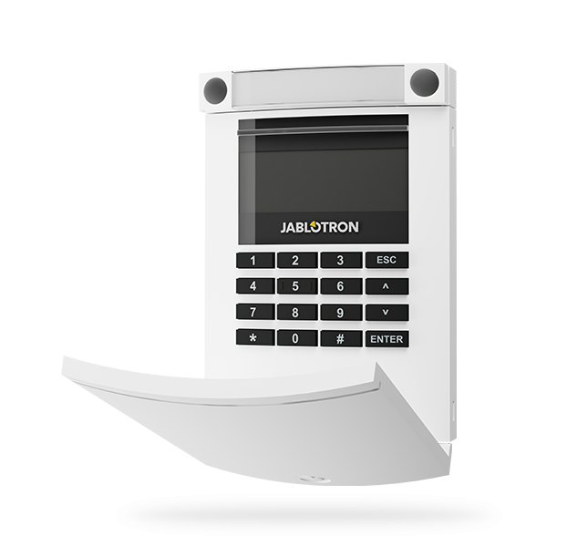 Trådløst betjeningspanel med LCD, PROX læser og tastatur