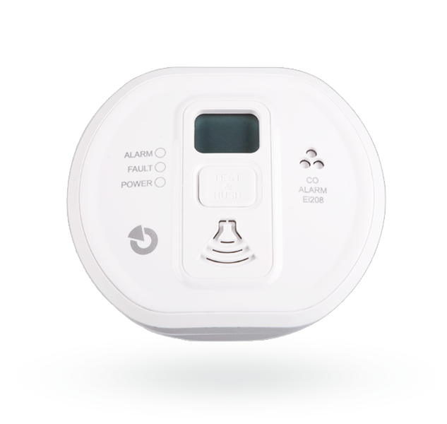 Stand-alone carbon monoxide detector with display