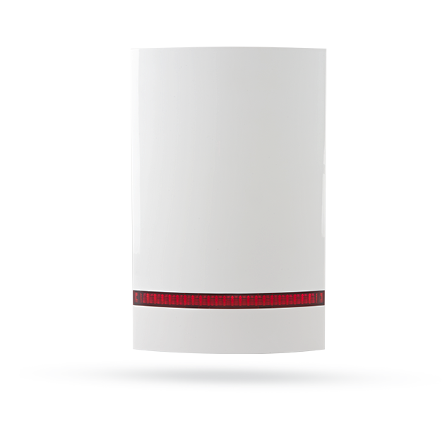 JA-1XA-C-WH Plastic cover for outdoor - white, red strobe