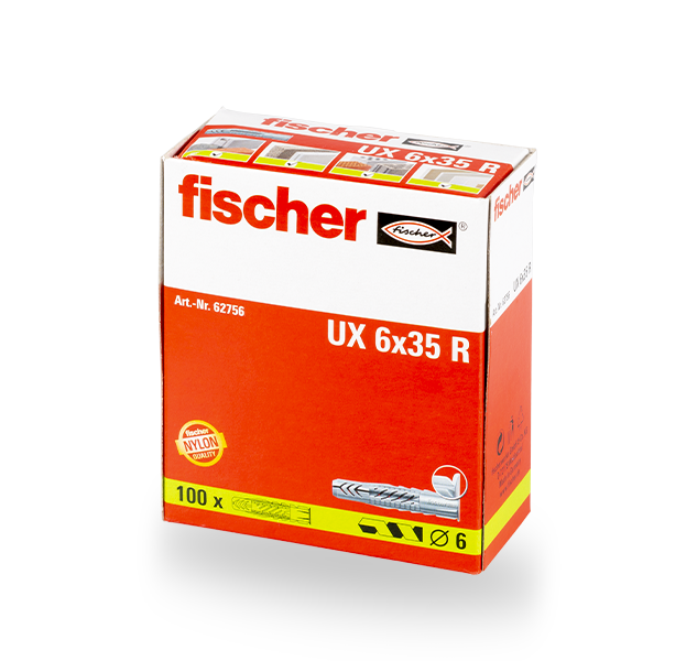 ACC-D-UX6R univerzální hmoždinka Fischer UX 6 R