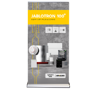 Roll-up JABLOTRON s logem partnera