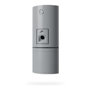 Wireless PIR motion detector with a 90° verification camera - grey