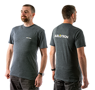 T-shirt with logo on back and chest - size XL