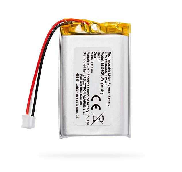 Li-Polymer-batteri (3,7 V / 2500 mAh)