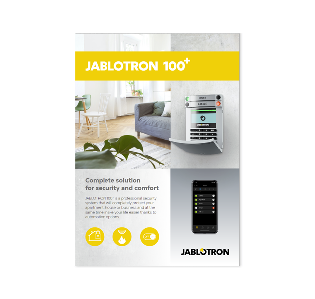 C-EN+BR23080 brochure JABLOTRON 100+, EN version