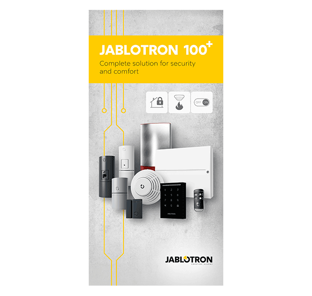 PI-ROLL+B2B Roll-up JABLOTRON 100+ B2B
