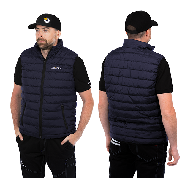 PP-VESTA-NAVY-L Quilted vest, navy blue - size L