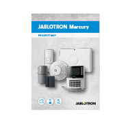 product map JABLOTRON Mercury - EN version